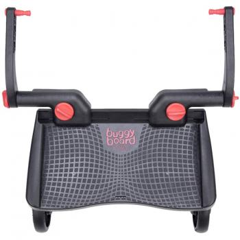 Mini tabla Lascal para carrito de bebé, en 3D y color rojo