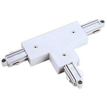 Conector en T SLV para riel monofásico 230V, derecha, blanco
