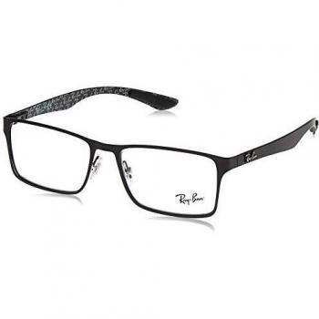 Ray-Ban Men's 0RX 8415 2848 55 Optical Frames, Black
