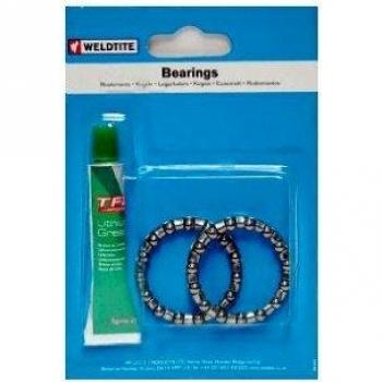 Weldtite 2 Piezas Rml177 Head Race Jaula de Bolas, Unisex, Plateado, 5/32-Inch