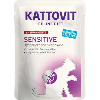 Kattovit Sensitive Pouches (Hypoallergenic) - Chicken and Duck