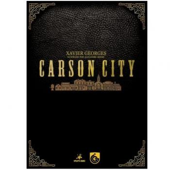 Carson City - Juego de mesa estratégico de construcción y desarrollo, para 2 a 5 jugadores, con temática del viejo oeste, incluye mecánicas de colocación de trabajadores y gestión de recursos