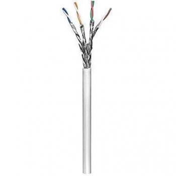 Goobay 100m Cat.6 S/FTP Network Cable (AWG 26/7, Gray)