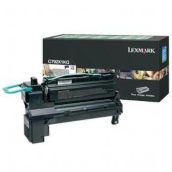 Lexmark C792X1KG High Capacity Black Toner Cartridge - Return Program (20,000 Pages)