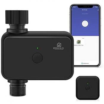IRRIGOLD Programador de Rega para Jardim con Wifi Gateway Temporizador de Riego Programador de Riego Inteligente Jardín con App