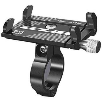 Soporte Bici Movil Anti Vibración, Soporte Movil Bicicleta Montaña, Soporte Movil Moto Aluminio, Portamoviles Bicicleta Sin Ruidos, Accesorios Patinete Electrico para iPhone, Samsung.