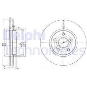 Disco de freno DELPHI BG3735 - Disco de freno, marca DELPHI, modelo BG3735