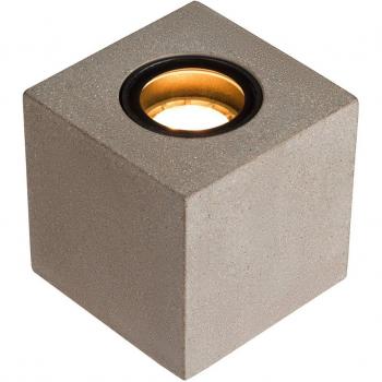 Luminaria portátil exterior SLV Concreto Foco Suelo IP65 GU10 Enchufe Angular