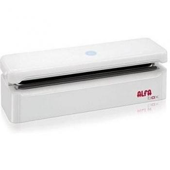 Alfa A7983 Maquina De Envasado Al Vacio Box 7983, 31 Cm. 120W, 0,72 Bar, La Propia Tapa Acciona El Sist. Vacio Y Sellado, Set De 8 Bolsas. Blanco