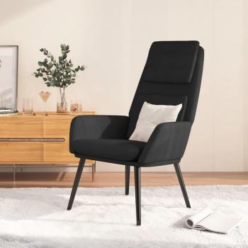 Sillón de relax de tela en colores gris claro, gris oscuro y crema - Sillón cómodo para dormitorio y sala, modelo Día y Noche en color negro