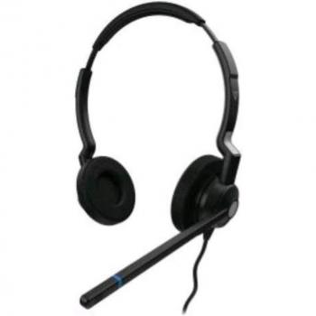 Auriculares Binaurales con Cable QD para Centro de Llamadas, Audio de Banda Ancha y Micrófono Cancelador de Ruido