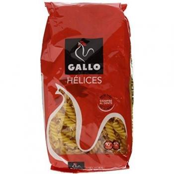 Pastas Gallo - Helices Paquete 500 g - [Pack de 9]
