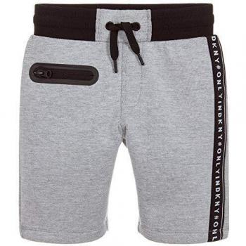 DKNY niños Shorts de algodón con Logotipo Grey 8 Years