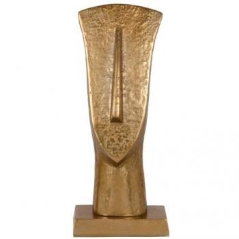 Figura Decorativa Dorada 12 x 11 x 30 cm