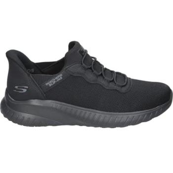 Zapatillas Skechers Slip-Ins Work Squad Chaos SR Stivig para Hombre Negros, Talla 42, Lavables a Máquina, Suela Antideslizante