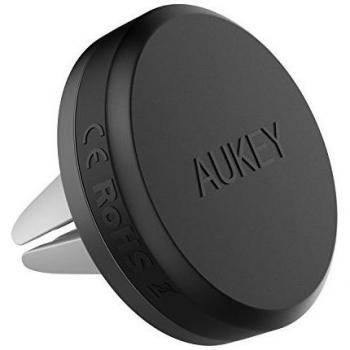 AUKEY Soporte Móvil Coche Air Magnético Universal Soporte de Smartphone para Rejillas del Aire de Coche para iPhone 6s / 6 Plus, LG G3 y Dispositivo GPS