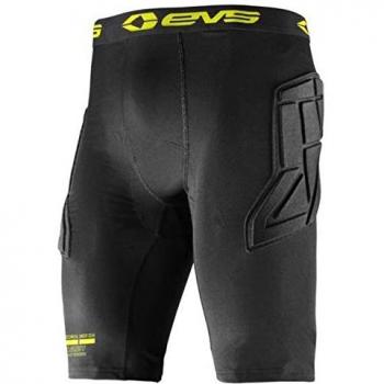 Pantalones Cortos de Protección EVS TUG Negros acolchados