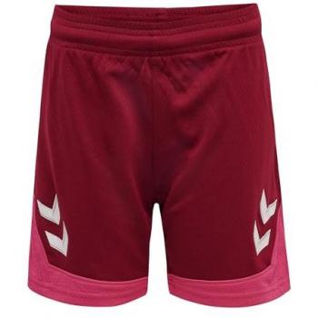 Hummel hmlLEAD Kids' Poly Shorts - Unisex, Red