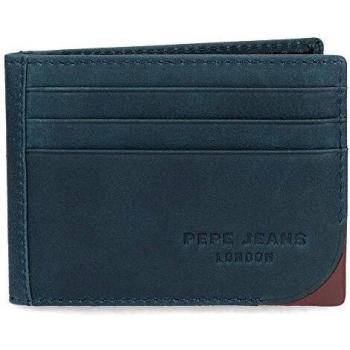 Pepe Jeans Arrow Tarjetero Azul 9,5x7,5 cms Piel