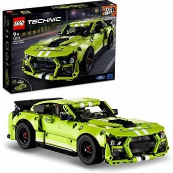 LEGO 42138 Technic Ford Mustang Shelby GT500, Día del Padre, Maqueta de Coche de Juguete, Set para Niños con App de Realidad Aumentada, Idea de Regalo
