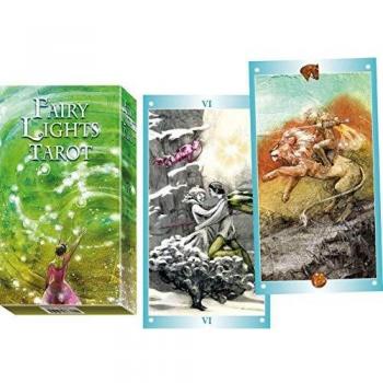 Tarot de 78 cartas Luces Encantadas de Lo Scarabeo - Magos, Hadas y Animales Mágicos con Instrucciones en Español, Inglés, Italiano, Francés y Alemán