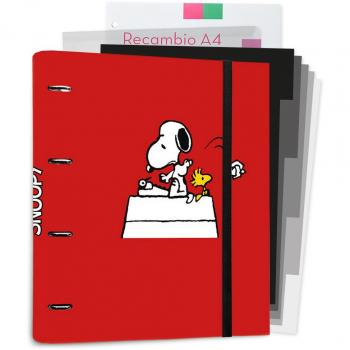 Carpeblock 4 anillas premium Snoopy