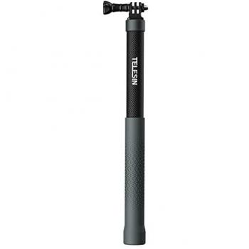 Selfie Stick Telesin Extensible de Carbono 1,2m para GoPro e Insta360