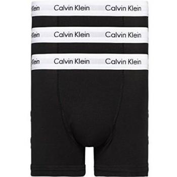Calvin Klein Men's 3 Pack Trunks, Black, Small