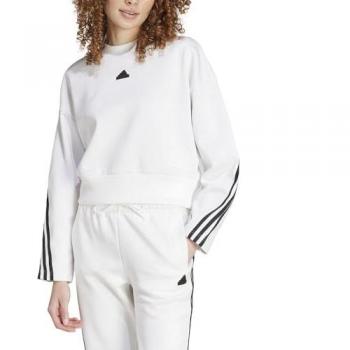 Sudadera adidas Future Icons 3 bandas blanca mujer - Talla S