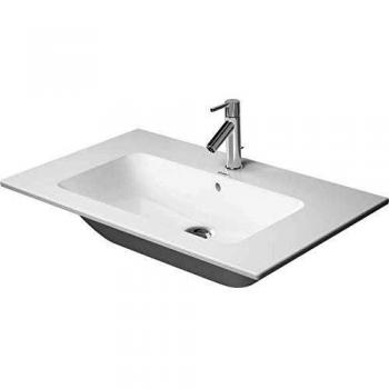 Lavabo Mueble Duravit ME by Starck 83x49 cm, Blanco con WonderGliss, 1 Orificio para Grifería y Rebose