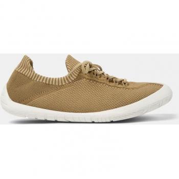 CAMPER Peu Path - Men's Brown Cotton Fabric Sneakers