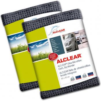 ALCLEAR 820901M_2 Secado Milagroso Paño de Microfibra, Gris Antracita, 80 x 55 cm