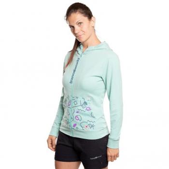 Chaqueta Trangoworld Rozes en color verde agua para mujer