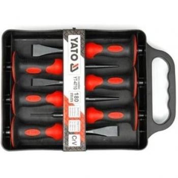 Yato YT-4710 - Set de punzones y cinceles Yato
