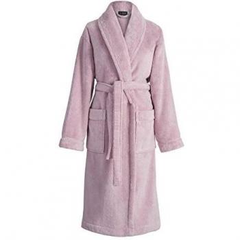 Le Jacquard Francais 22906 albornoz Caresse algodón rosa incienso 42 x 32 cm