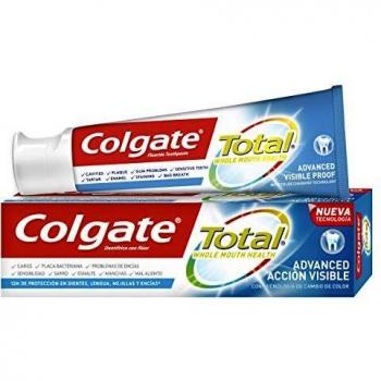 COLGATE Total pasta dentífrica acción visible tubo 75 ml