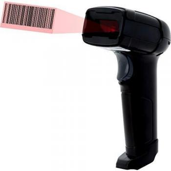 iggual - L1DLUSB 1D | Lector Código de Barras USB 1D Laser Plug & Play Idóneo para tu Negocio, Fijo
