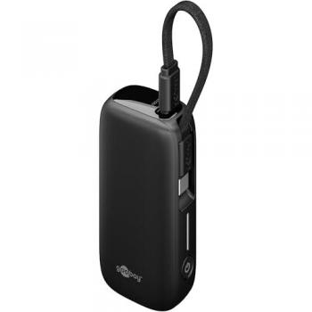 Powerbank 5000 mAh con cable USB-C integrado de 13 cm, carga rápida 20W, compatible con dispositivos Samsung, Xiaomi y Apple