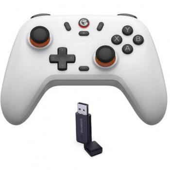 Mando GameSir T4 Nova Lite Inalámbrico Blanco - Controlador para Nintendo Switch, PC, Smartphone, Tablet, iOS y Android TV Box - Con Efecto Hall, Vibración Dual, Turbo y Control de Movimiento