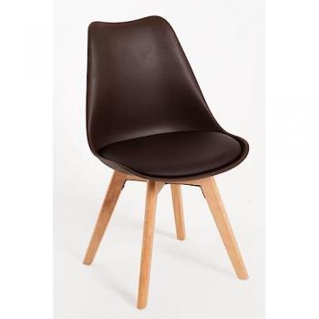 Pack 6 Sillas Comedor Synk Basic - Color Marrón