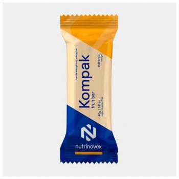 Kompak Fruit Bar Nutrinovex - Deliciosa Barrita de Fruta con Sabor a Naranja