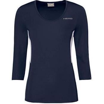 Head Club Tech 3/4 Shirt W Camiseta, Mujer, Blanco, L