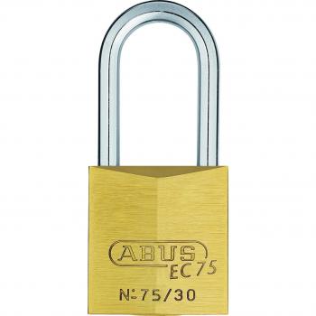 Abus 75/30HB30_KA7342 - Candado Extra-Classe latón con llave de seguridad 30mm arco largo llaves iguales