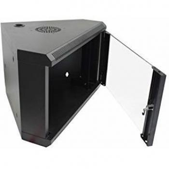 M Armario Mural 6U ZT6606 Triangular Puerta Cristal