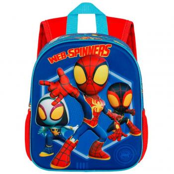 Mochila 3D Spiderman Marvel Karactermania azul