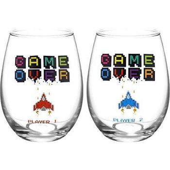 Set 2 vasos cristal Game Over