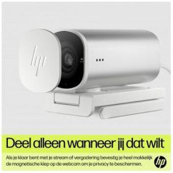 Cámara Web HP 960 4K para Streaming con Mejora AI (8.60 Mpx)