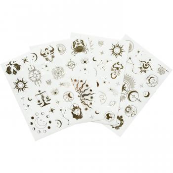 Pegatinas reutilizables Astral Erik blanco