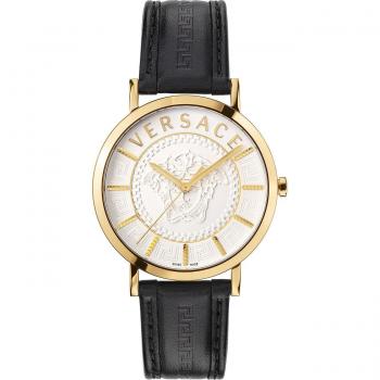Versace Swiss Made Essential Gold Watch, Yellow female, Size: ONE SIZE
