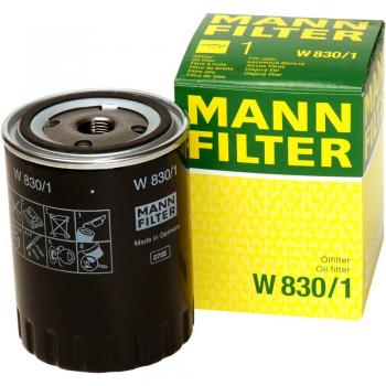 Original MANN-FILTER Filtro de aceite W 830/1 – Para automóviles y vehículos de utilidad